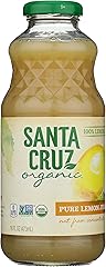 Santa Cruz Organic 100% Pure Lemon Juice, 16 fl oz (Pack of 1)