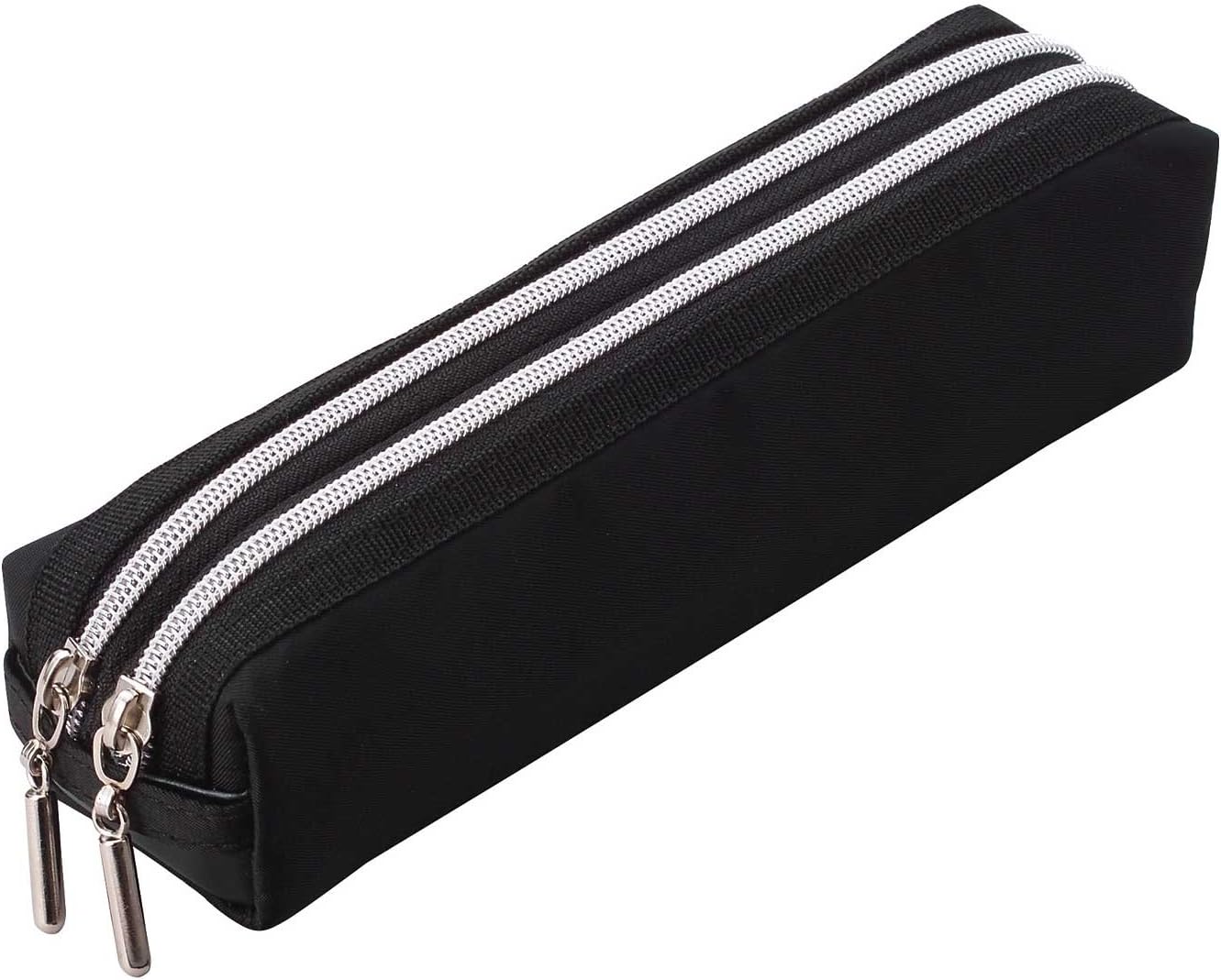 Raymay Double Zipper Color Pencil Case - Black