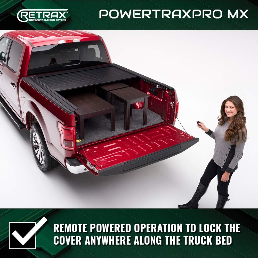 Amazon Com Powertraxpro Mx Retractable Truck Bed Tonneau Cover 90371 Fits 2009 2014 Ford F 150 Super Crew Super Cab 5 7 Bed 67 Automotive