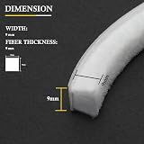 fowong Brush Draft Excluder Seal Strip 4.9m Self-Adhesive Window Door Weather view 2