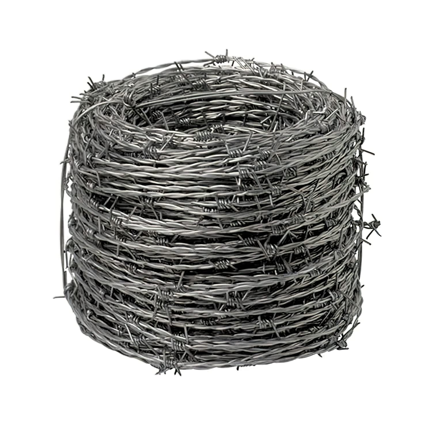 Wolfpack 1130005 - Galvanized Barbed Wire 4/15, Roll of 250 Metres