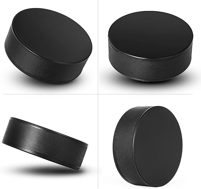 Lot De 18 Palets De Hockey Faswin - Poids Officiel 166g Caoutchouc Vulcanisé