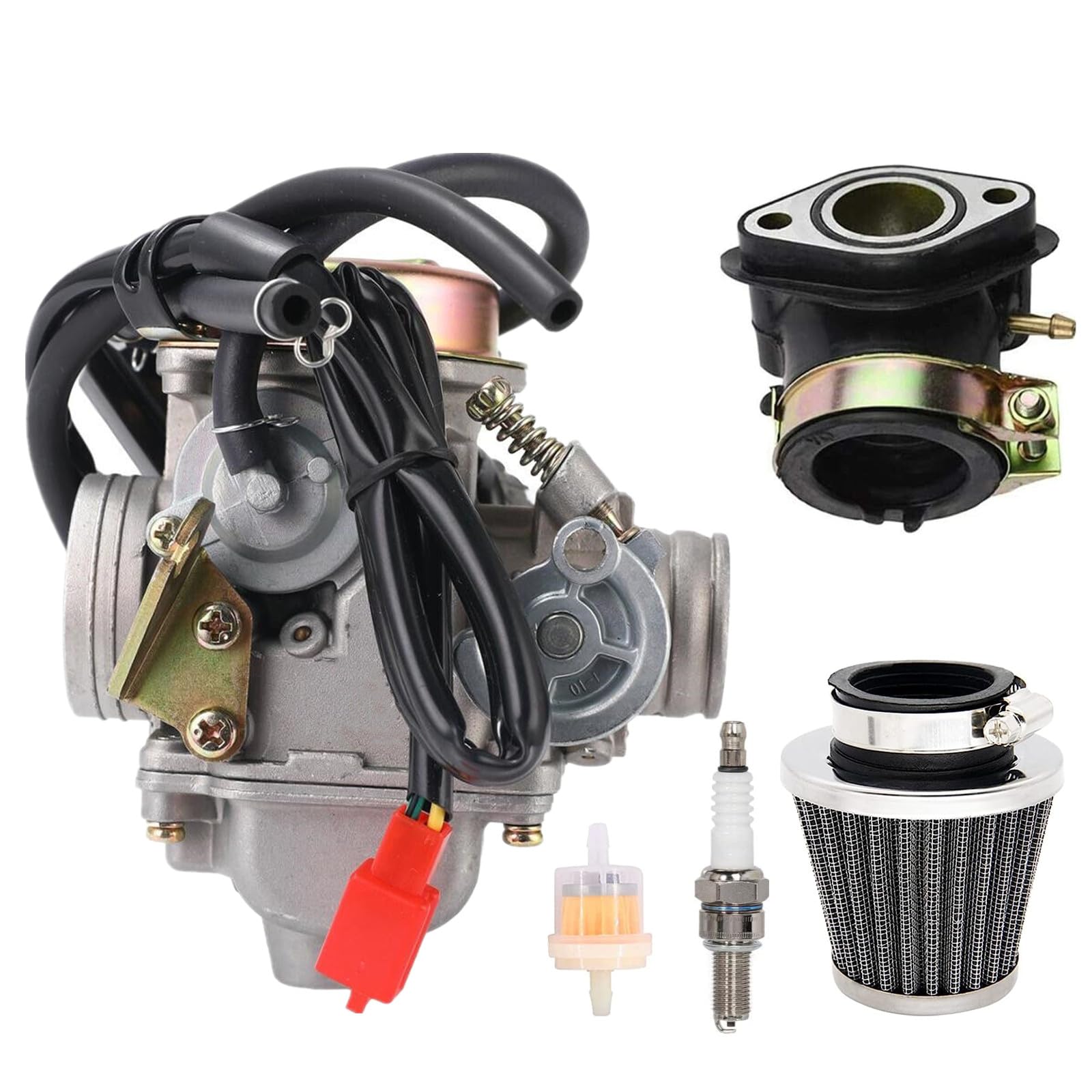 Câble De Marche Arrière / Accélérateur / Frein Pour Buggy 150cc 250cc - Longueur 63 Pouces (env. 160 Cm) - Pour Hammerhead Twister, Carter Talon, Kinroad, Etc.