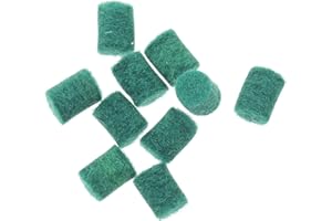 EXCEART 10pcs Saxophone Felt Column Bumper Guard Pad Key Height Positioning Columns Repair Parts for Alto Tenor Soprano Saxophone 8x11mm Green