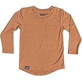 THE SENSORY PROJECT FlexiFeel Long Sleeve Pocket Tee – Sensory Friendly Super Soft Tagless Seamless Cotton Shirt