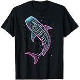 Whale Shark Illustration Colorful T-Shirt