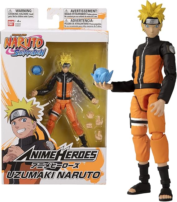 BANDAI 36901 Anime Heroes 15cm Uzumaki NarutoAction Figures Amazon.co.uk Toys & Games