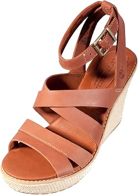 Amazon.com | Timberland Womens Earthkeepers Danforth Leather Jute Wrapped Sandal | Platforms 