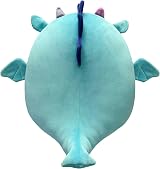 Squishmallows Original 7.5-Inch Tatiana Dark Teal Dragon with Bandana Plush view 4