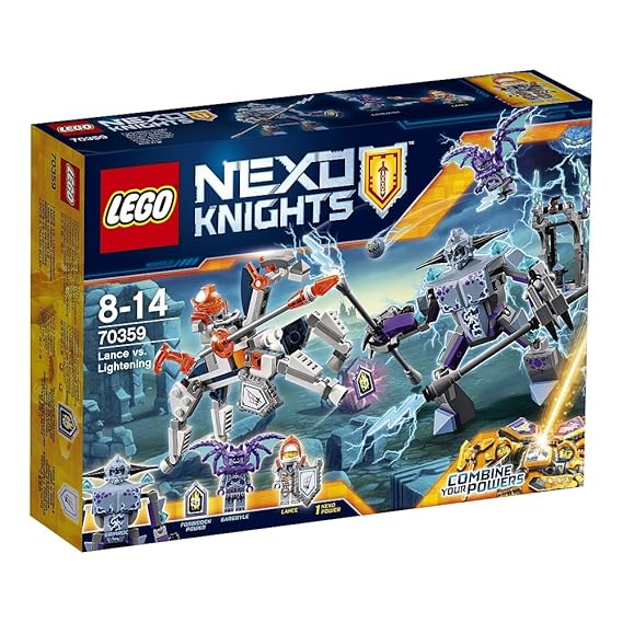 Lego 70359 Nexo Knights Lance gegen Lightning .