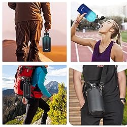 Water Bottle Insulated 64 oz- Straw lid and Auto