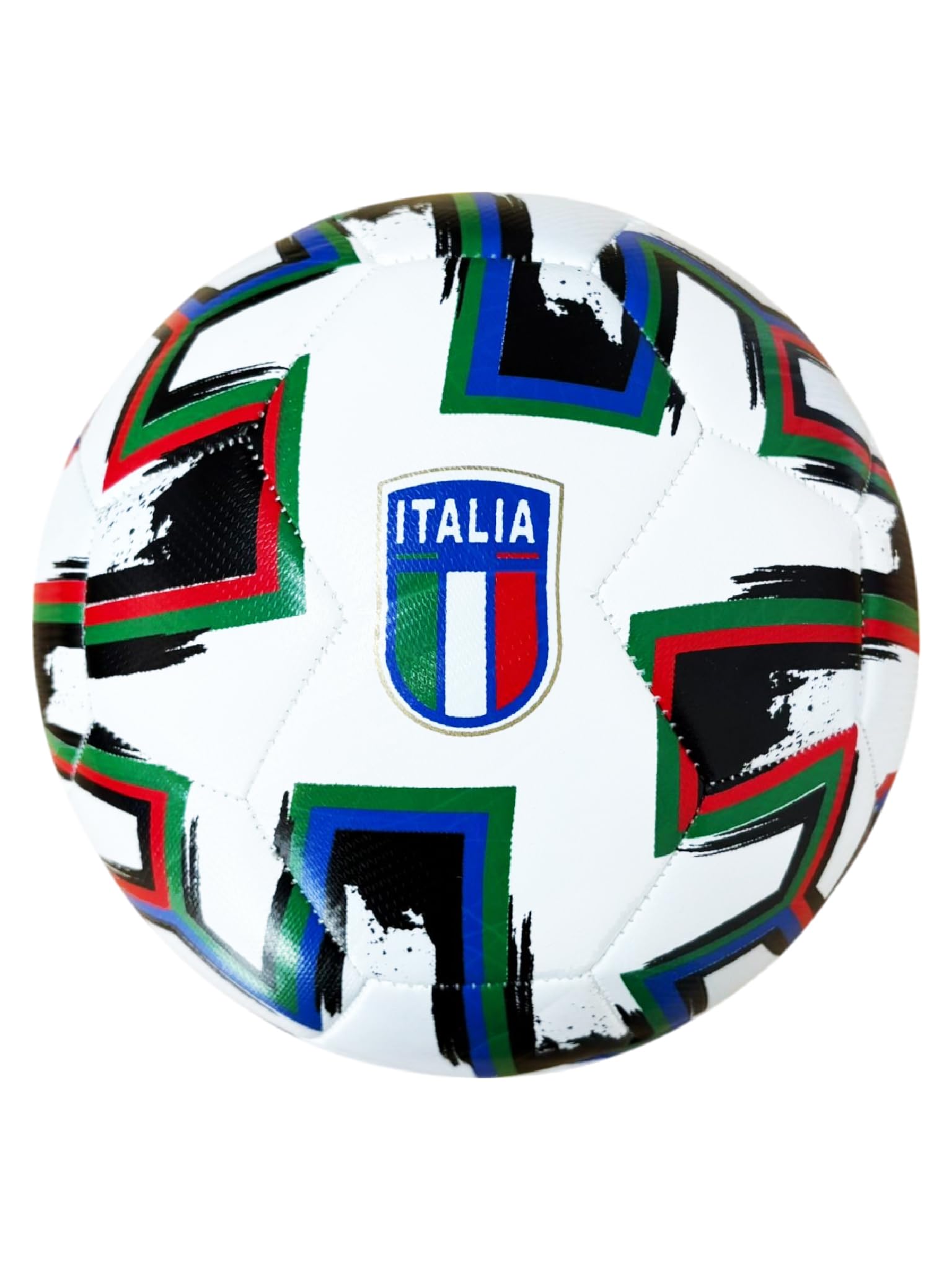 Mikado Sport Adult Boy Soccer Ball - Leisure Training Soccer Balls - Large Italy Ball Size 5 - Ball for Children - Gift Idea for Children Adults (Vintage Italy)