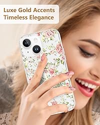 SCORPIFY for iPhone 15 Case with Country Rose