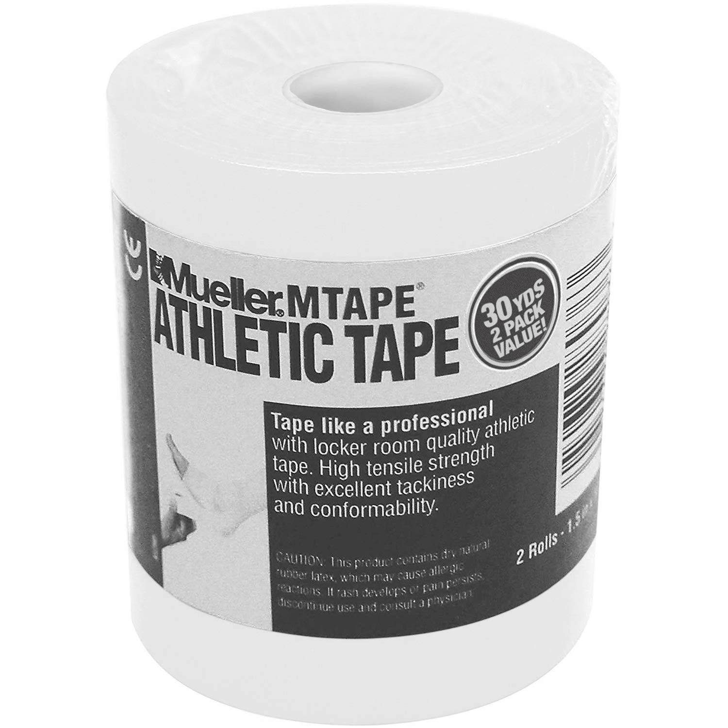 Mueller Athletic Tape, 1.5" X 15yds White, 2 pack Amazon.ca Health