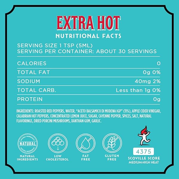 FIRELLI EXTRA HOT ITALIAN HOT SAUCE | 5OZ BOTTLE (PACK OF 1) | PERFECT ADDED KICK FOR WINGS OR PIZZA | HOTTEST ITALIAN HOT SAUCE, GLUTEN FREE, KETO, MADE IN ITALY WITH CALABRIAN CHILI PEPPERS