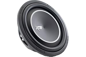 ORION XTR Series XTR10SWD2 Shallow Mount 10” Car Subwoofer, 1600W Max Power, 400W RMS, Dual 2 Ohm, UV Coated Cone, NBR Surround – Compact Slim Subwoofer for Clean Bass in Tight Car Audio Installs