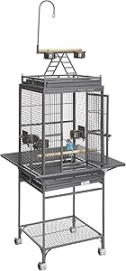MidWest Homes for Pets Nina Bird Cage-Platinum Play Top