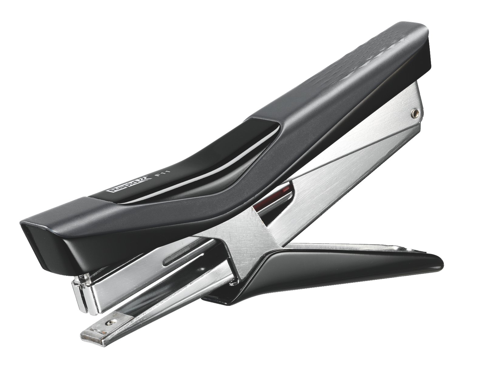 Rapid F11 Fixativ Stapling Pliers, 15 Sheet Capacity, Uses No. 10 Staples, Ergonomic Design, Metal and Plastic, Black, 5000289