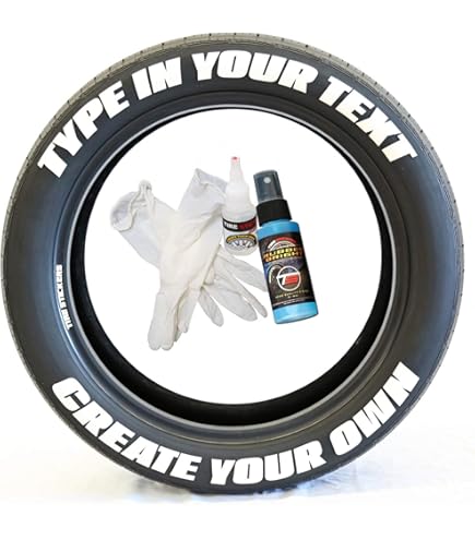 Chevrolet Racing Tire Lettering Kit - DIY Raised Rubber Letters, White/Red, For 14-16" Wheels, 1.25" Height, 8 Pack - View #11