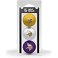Team Golf NFL Regulation Size Golf Balls, 3 Pack, Full Color Durable Team Imprint