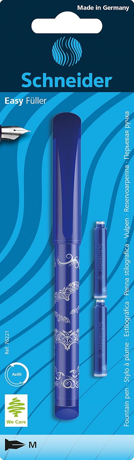 Schneider Fountain pen Easy, M, blister card per piece including 2 cartridges (sorted - color will be sent randomly) - Image 4