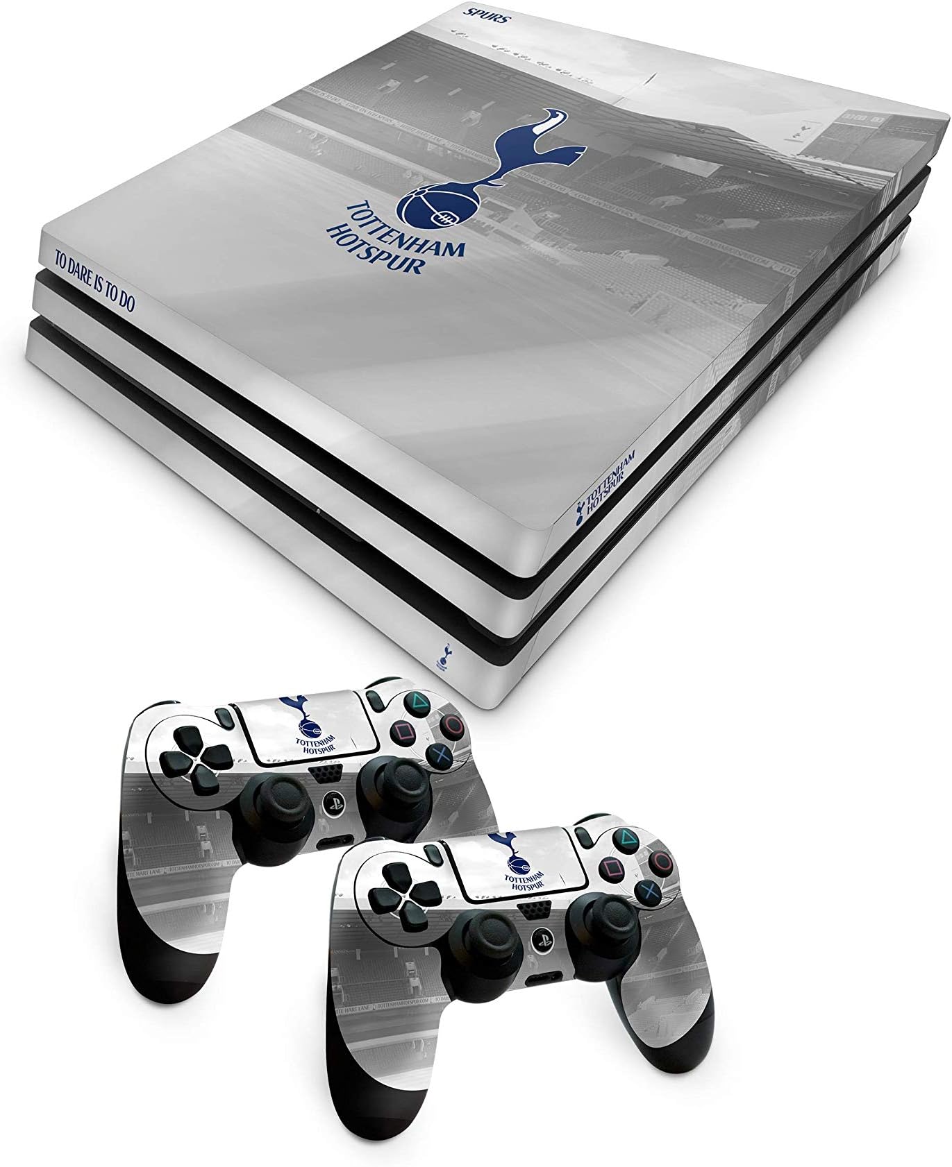 Official Tottenham Hotspur FC PS4 Pro Console Skin and 2x Controller Skin Combo Pack
