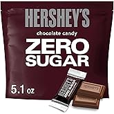 HERSHEY'S Zero Sugar Chocolate Candy Bag, 5.1 oz