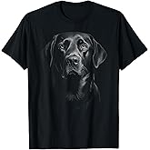 Cute Black Labrador Retriever Puppy Dog Face Lab T-Shirt