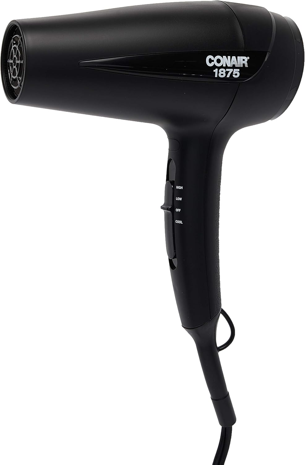Conair 1875 Watt Turbo Hair Dryer Fast Drying 3 Heat / Speed Black eBay
