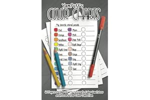 YamPuff's Color Charts: 60 Pages of Color Charts to Create Color Swatches and Record Your Color Collection