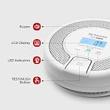 X-Sense CO Alarm Detector 10-Year Life Digital Display EN 50291 CO03D view 2