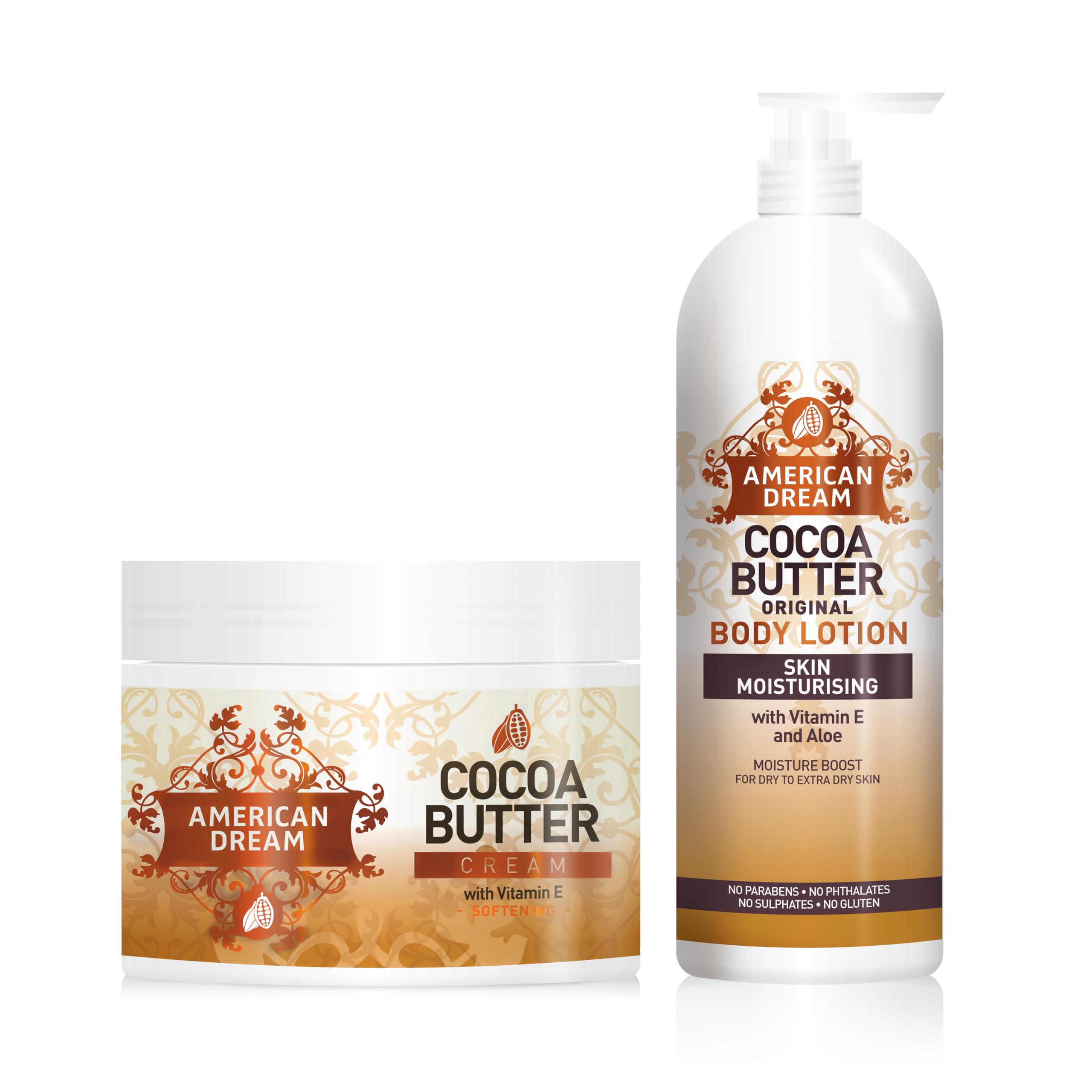 American Dream Original Cocoa Butter Lotion & American Dream Cocoa Butter Cream Set