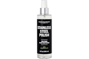 Caron & Doucet - Stainless Steel Polish | 100% Plant Based and Non-Toxic Formulation. Concentrated formulation that does not 