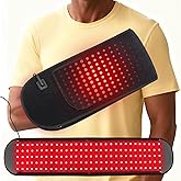 GLENTAXY Red Light Therapy for Hands & Wrists, 360° Dual-Sided 150 LEDs Heated Gloves with Auto-Off Timer, Near Infrared Belt for Body, Waist, Finger, Palm, Elbow & Joint, 660nm & 850nm