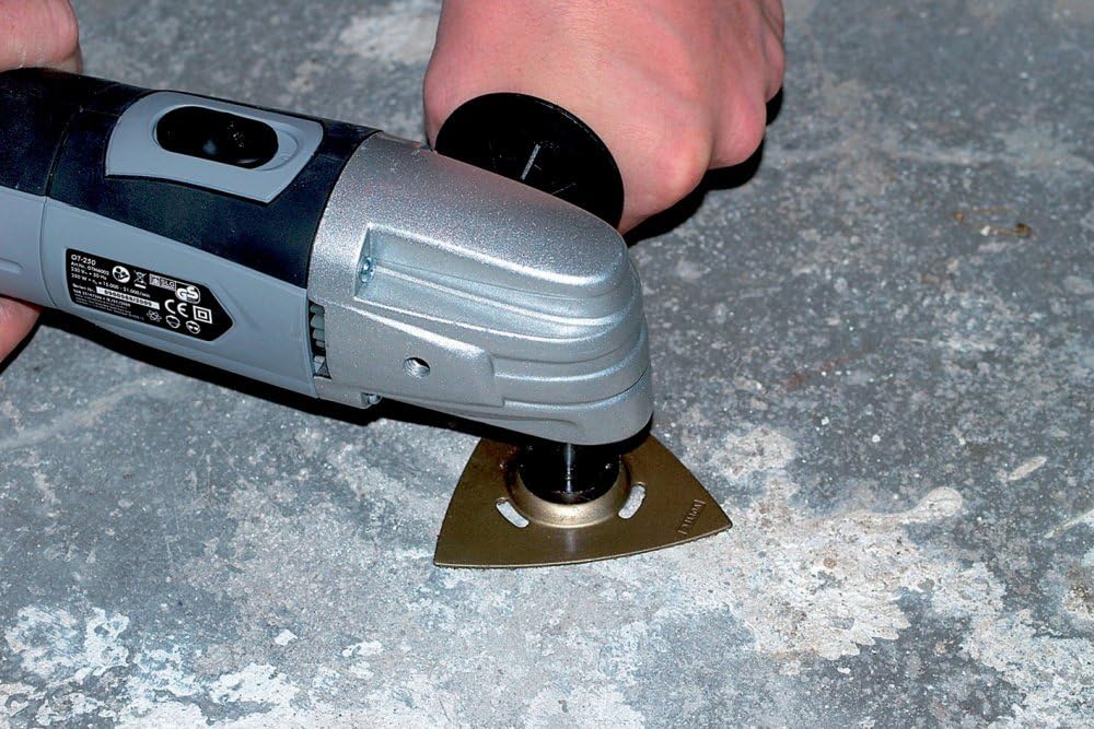 wolfcraft Tungsten Carbide Coated Sanding Plate "PRO", Universal Receptacle I 3994000, Schwarz - Image 3