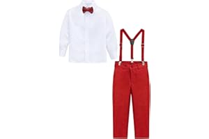 Lilax Boys Formal Slim Fit Boy Pant Set of 4 Pcs, Gentleman Wedding Outfits, Formal Dress Set