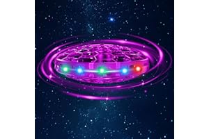 ETPLANET Hand Operated Flying Toy Drone for Kids, 360° Hands Free Motion Sensors Mini Drone with Cool LED Lights, Easy Indoor Small UFO Toy Flying Ball Drone for 6 7 8 9 10+ Year Old Boys and Girls (Pink)