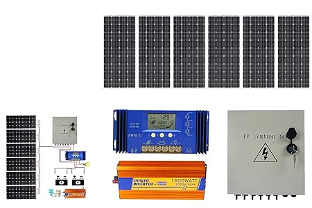 Amazoncom Eco Llc 1100w 12v Complete Off Grid Solar
