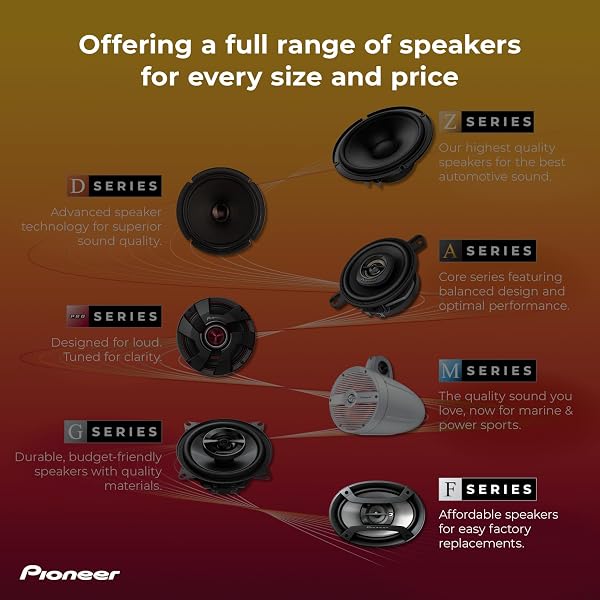 PIONEER TS-F6935R 3-WAY COAXIAL CAR AUDIO SPEAKERS – 6″ X 9″ PASSIVE CAR SPEAKERS (PAIR), 230 W MAX POWER, BLACK AND SILVER