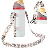 EasyAcc Water Bottle Holder Strap Sling, for Owala FreeSip 24 32 40 oz, Hydro Flask, Cirkul, Yeti, Stanley Flip, Universal Water Bottles, with Carabiner, for Walking Curise Travel (Bottle Excluded)