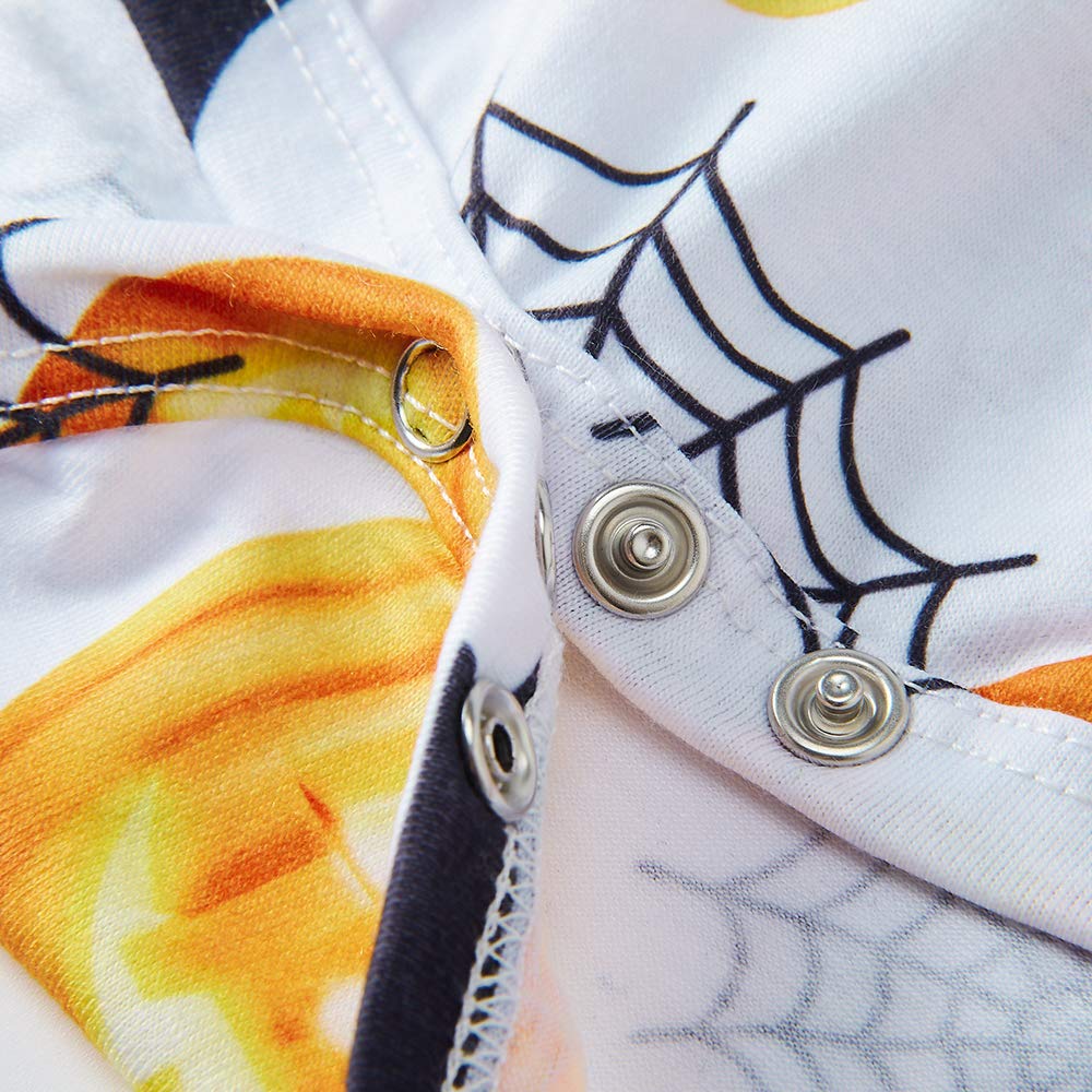 RAISEVERN Baby Rompers + Pantalones Largos + Bandas para la Cabeza Ropa para recién Nacidos Niños Conjuntos de niñas 0-18 Meses Trajes de bebés para Tops Trajes de niños Sombreros para