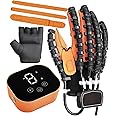 OUOQNUE Both Hands Rehabilitation Robot Gloves, 2024 Electric Hand Function Equipment, Stroke Hemiplegia Fingers Recovery Massage Therapy, Finger Robot Rehab Gloves