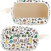 WZMPA Maine State Cosmetic Bag Maine Souvenir Gifts Take Me To Maine Zipper Pouch Bag Maine State Merchandise (To Maine-CMB)