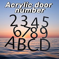 Habitable tree Self-adhesive House Numbers, Acrylic
