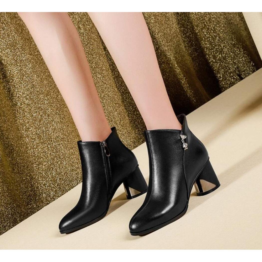 botas negras mujer cortas