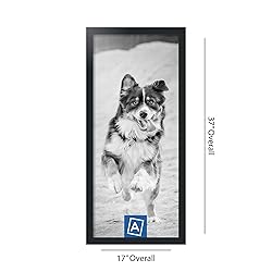 ArtToFrames 15x35 Inch Black Picture Frame, This
