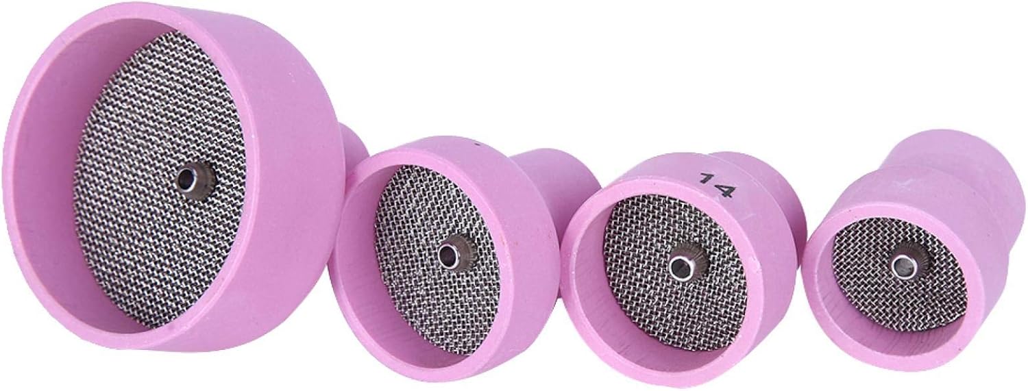 Ceramic Welding Cup, Ceramic Sandblast Nozzle Alumina Sand Blasting Ceramic Nozzle Cups Welding Equipment - - 