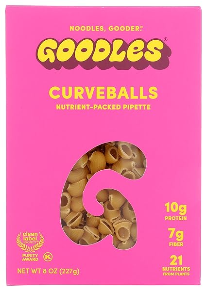 GOODLES CURVEBALLS PASTA, 8 OZ