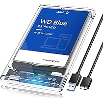 ORICO Gabinete de disco rígido externo USB 3.0 para SATA III de 2