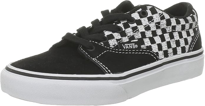 vans shoes black with white stripe